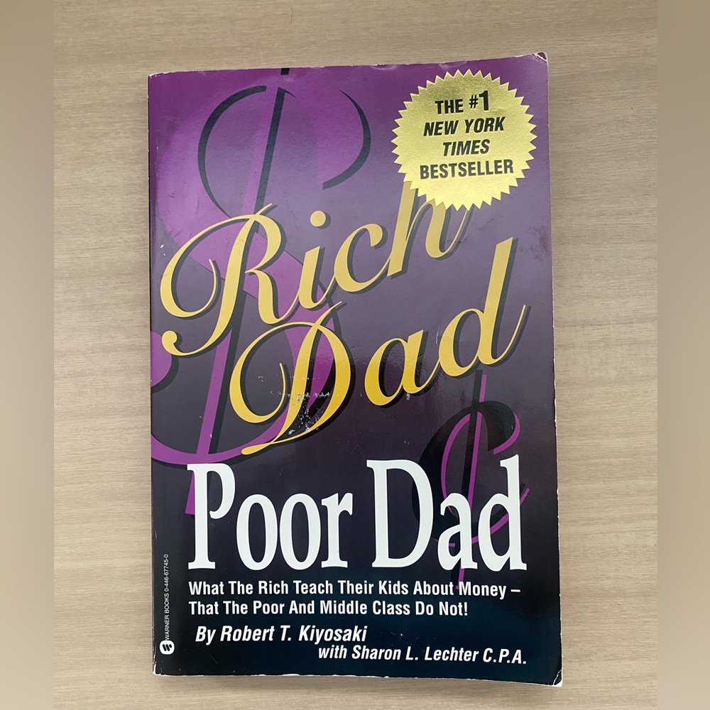 Rich Dad Poor Dad Softcover Book by Robert Kiyosaki